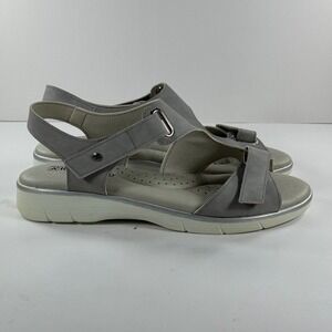 Arcopedico Womens Grey Comfort Slingback Sandals Made in Portugal Size 40